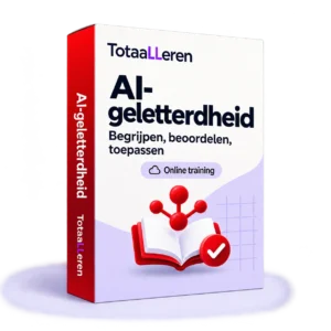 Cursus AI-geletterdheid — leerpakket AI-geletterdheid: AI slim en veilig gebruiken van Totaalleren