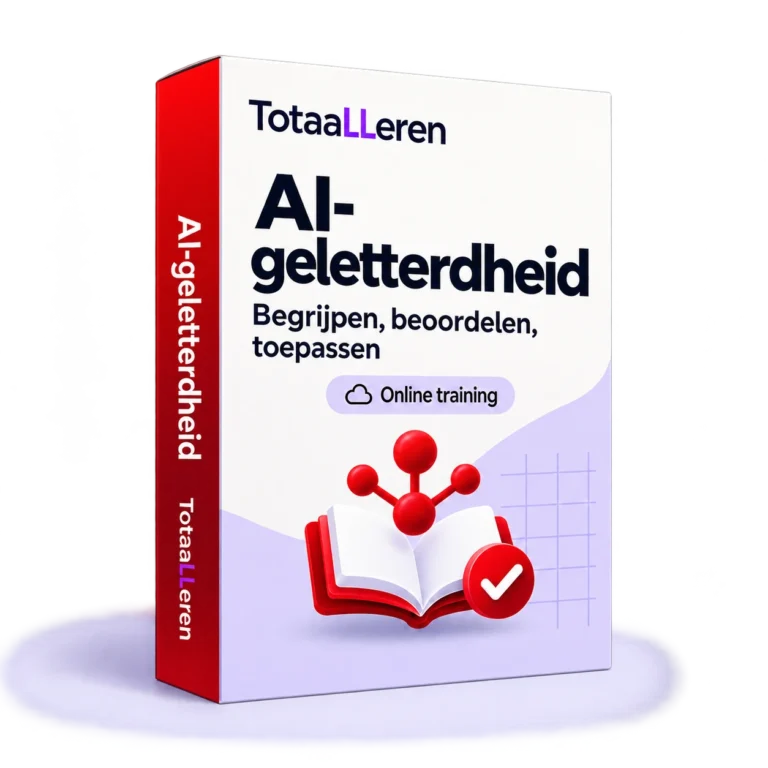 Cursus AI-geletterdheid — leerpakket AI-geletterdheid: AI slim en veilig gebruiken van Totaalleren